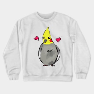 Grumpy Cockatiel Crewneck Sweatshirt